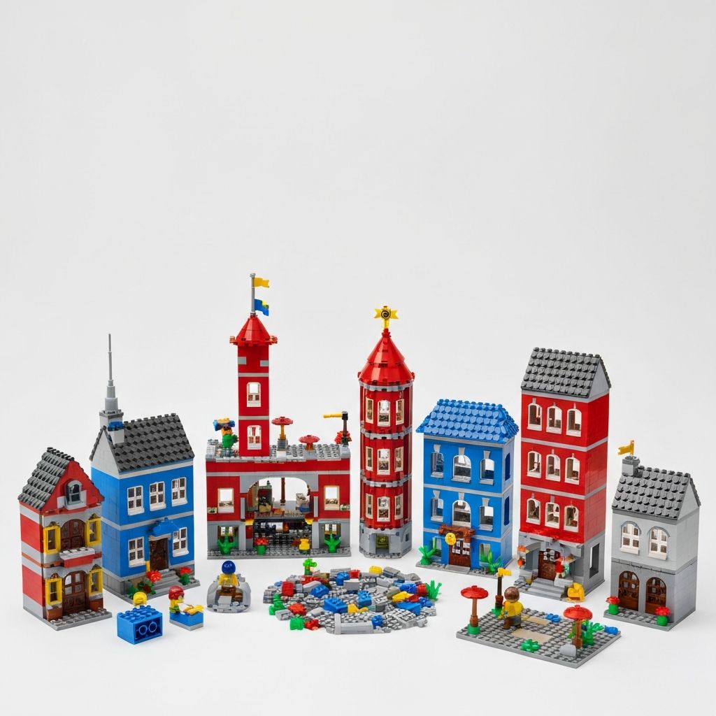 Toptoy bricks vs MOREBYBOURN premium building blocks comparison display 2026